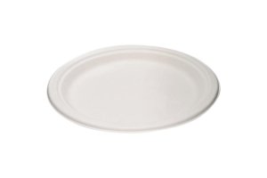 SUGARCANE FIBER PLATES 23CM 10 PCE 1