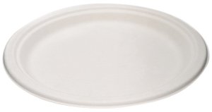 SUGARCANE FIBER PLATES 18CM 10 PCE 2