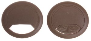 FURNITURE WIRE SLOT D60 BROWN DF8160 4PC 1