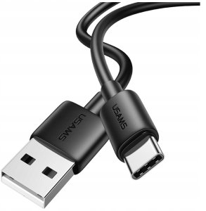 Kabel USB Usams USB-A - USB-C 1 m Biały 2