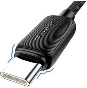 Kabel USB Usams USB-C - USB-C 1 m Czarny 5