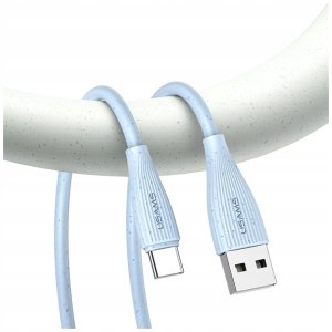 Kabel USB Usams USB-A - USB-C 1 m Różowy 4