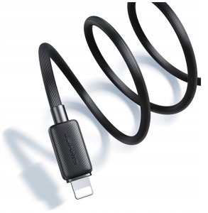 Kabel USB Usams USB-A - Lightning 1 m Czarny 2