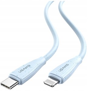 Kabel USB Usams USB-C - Lightning 1 m Różowy 2
