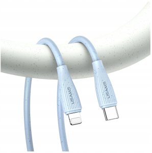 Kabel USB Usams USB-C - Lightning 1 m Różowy 4