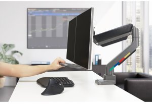 Kensington Monitorarm 32".2TFT.2Gel.max.9kg.grau SmartFit 13