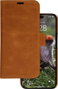 dbramante1928 Lynge - iPhone 15 - Tan, Folio, Apple, iPhone 15, Brown 1