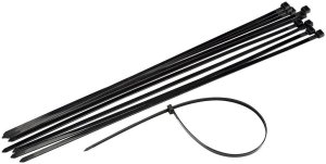 CABLE TIES 4.5X200MM 100PCS BLACK 1