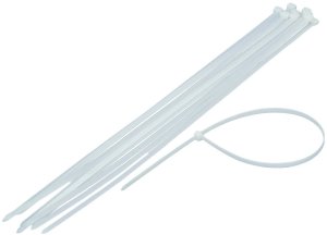 CABLE TIES 4.5X250MM 100PCS WHITE 1