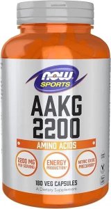 Now Foods - AAKG 2200, 180 kapsułek 1