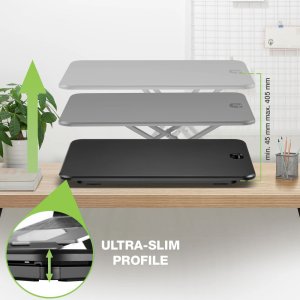 Nakładka na biurko pod laptopa do pracy stojącej siedzącej 18