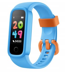 SMARTBAND Zegarek Wodoodporny Opaska dla Dzieci SmartWatch IP68 14 trybów / KR01 / Niebieski 1