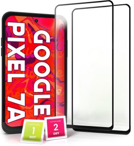 2-PAK Szkło Hartowane do Google Pixel 7a Ochronne Pełne Na cały ekran 5D 9H 1