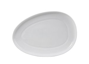 PLATE OVAL 33CM WHITE 1