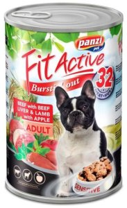 CANNED FOOD FOR DOGS FITACTIVE LAMB 1
