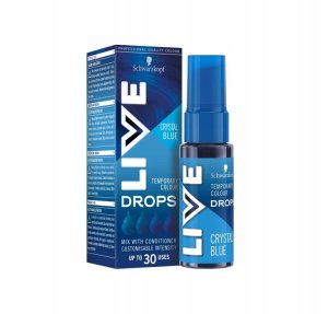 SCHWARZKOPF_Live Drops zmywalna farba do włosów Crystal Blue 30ml 1
