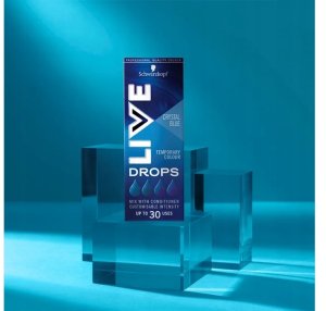 SCHWARZKOPF_Live Drops zmywalna farba do włosów Crystal Blue 30ml 3