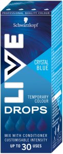 SCHWARZKOPF_Live Drops zmywalna farba do włosów Crystal Blue 30ml 6
