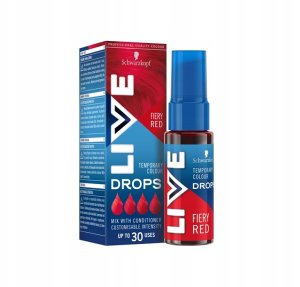 SCHWARZKOPF_Live Drops zmywalna farba do włosów Fiery Red 30ml 1