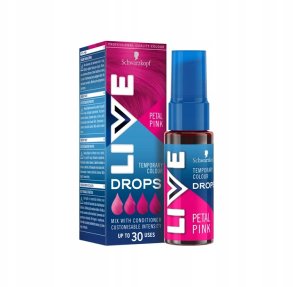 SCHWARZKOPF_Live Drops zmywalna farba do włosów Petal Pink 30ml 1