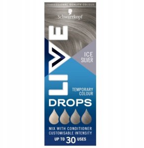 SCHWARZKOPF_Live Drops zmywalna farba do włosów Icy Silver 30ml 1