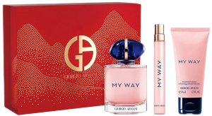 SET GIORGIO ARMANI My Way EDP spray 90ml + EDP spray 10ml + BODY LOTION 50ml 1