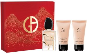 SET GIORGIO ARMANI Si EDP spray 50ml + BODY LOTION 50ml + SHOWER GEL 50ml 1