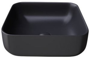 WASHBASIN CATANIA 385X385X140 MATT BLACK 3