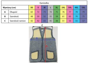 Kamizelka wełniana 100% wełny na zamek baranek rozmiar XS 2