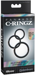 Fantasy C-Ringz Stamina Set 3 dalių varpos žiedų rinkinys 1