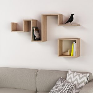 Pakabinama lentyna Kalune Design Follow, šviesiai ruda 1