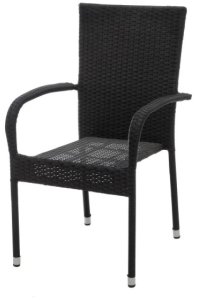 Pinta kėdė 4living Liisa Stackable, juoda 1