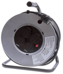 EXTEND XP17-D 3X1.5 50M 4P REEL MET IP44 1