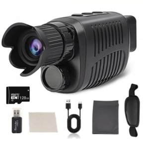 Noktowizor 7-Poziomów 300-1000m 5x ZOOM LED FullHD 1080p USB Cyfrowy 128GB 11