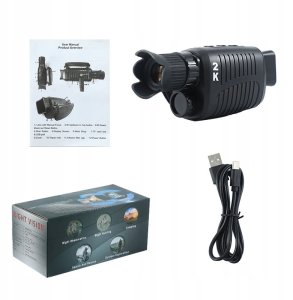 Noktowizor 7-Poziomów 300-1000m 5x ZOOM LED FullHD 1080p USB Cyfrowy 128GB 8
