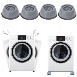 NÓŻKI POD PRALKĘ LODÓWKĘ Antywibracyjne XXL 4szt 8