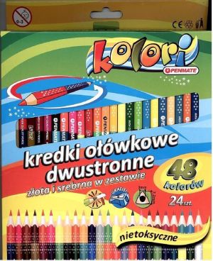 Penmate Kredki Premium Kolori 24szt-48 kolorów 1