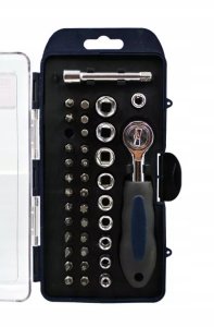 SET OF SREWDRIVER BITS AND HEADS YF-402 2