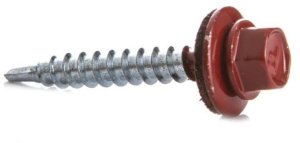 SELF SCR 4,8X35 WOOD+EPMD RAL3011 10PCS 1