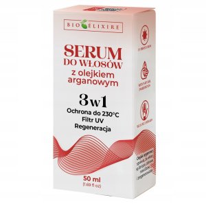 BIOELIXIRE Serum do włosów z olejkiem arganowym 3w1 50ml 1