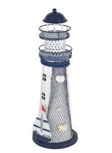Dekoracja LED -  LATARNIA MORSKA 28,5x9,5x9,5 cm 1