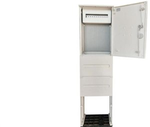 RT 40x60 1xTH z fundamentem obudowa termoutwardzalna 400x600x250 1x15 modułów IP 44 rozdzielnia elektryczna złącze kablowe 1