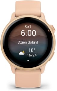 Zegarek sportowy Garmin Vivoactive 6 Pudrowy  (010-02985-03) 3
