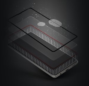 Xiaomi Redmi A5 - Szkło hartowane na lekko zaokrąglone ekrany DIAMOND GLASS LITE edge FULL GLUE 1