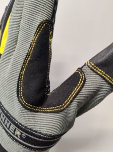 VENNER Work gloves VENNER Mechanic 10-1049, synthetic leather, black/yellow, size 11. 3