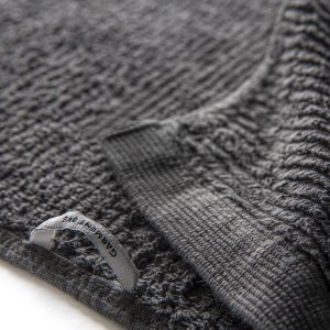 Bath towel SOREMA RIBBON STORM, dark grey, 70 x 140 cm 2