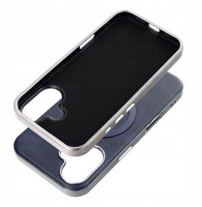 Futerał GENTLEMAN MAG COVER kompatybilny z MagSafe do IPHONE 12 granatowy 2