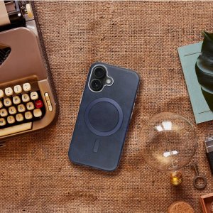 Futerał GENTLEMAN MAG COVER kompatybilny z MagSafe do IPHONE 12 granatowy 4