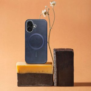 Futerał GENTLEMAN MAG COVER kompatybilny z MagSafe do IPHONE 12 granatowy 5