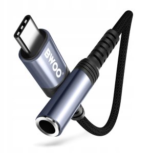 Adapter wtyk USB typ C - gniazdo jack 3,5mm BZ-47 1
